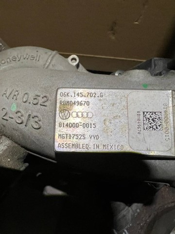 Турбонаддув 06K145702G VAG