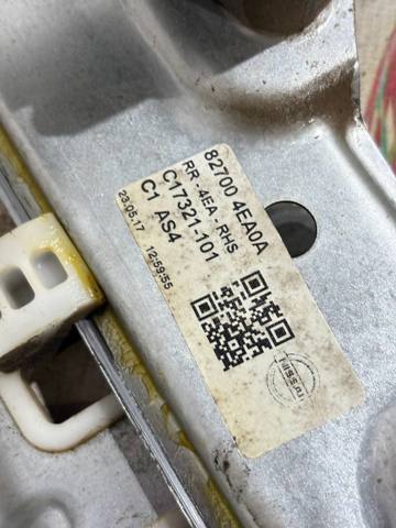 827004EA0A NISSAN Механизм стеклоподъемника двери задней правой купить в Ирпень