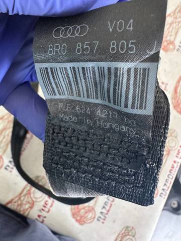 VAG 8R0857805J Ремень безопасности задний в наличии Одесса