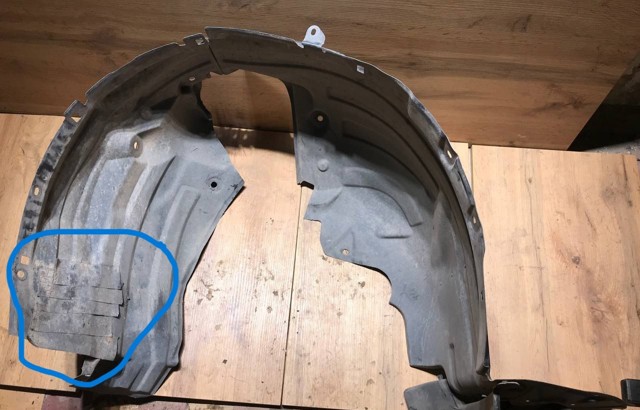 Подкрылок передний правый KD5356130H MAZDA