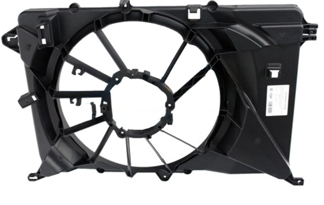 TQPARTS TQ55160 Диффузор радиатора охлаждения, в сборе с мотором и крыльчаткой в наличии Запорожье