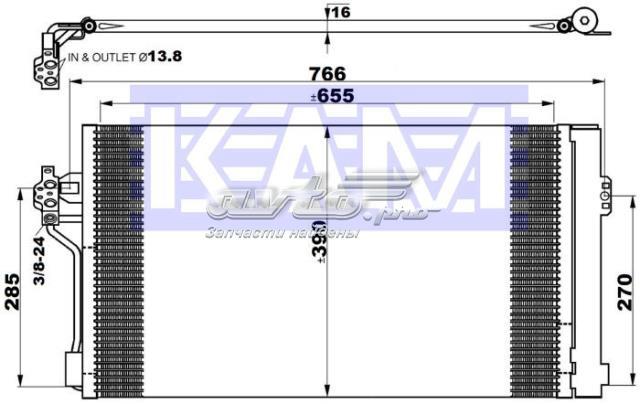 Конденсер 22040102 KAM