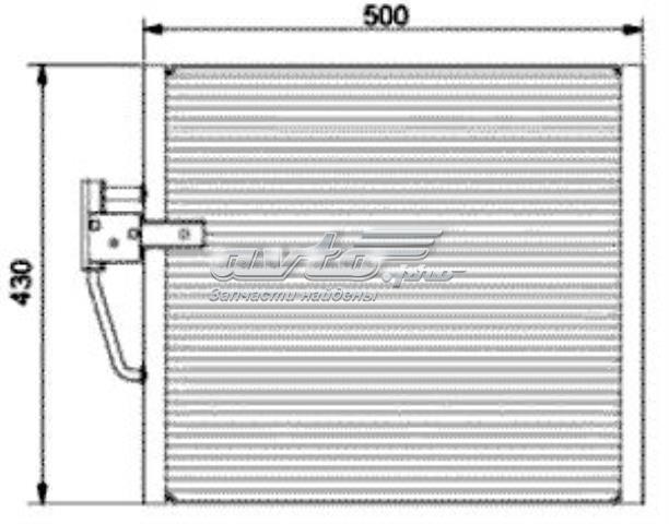 Радиатор охлаждения кондиционера Бмв 5