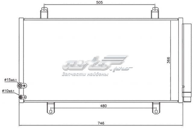 Трубопроводы и радиатор кондиционера Тойота Камри VII