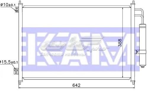 Конденсатор кондиционера 22040222 KAM