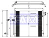 Радиатор системы охлаждения кондиционера 22040252 KAM