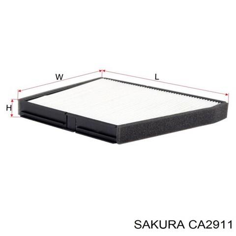 Фільтр салону "elemfil" аналог "sakura" daewoo для моделі nubira CA2911