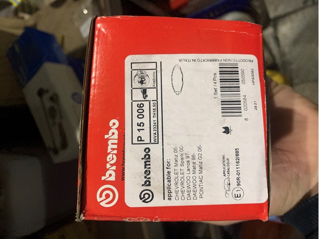 BREMBO P15006 Колодки тормозные передние дисковые в наличии Ирпень