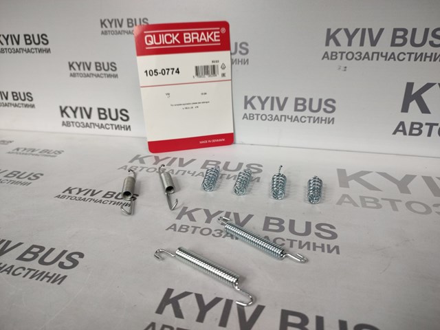 1050774 QUICK BRAKE Монтажный комплект задних барабанных колодок купить в Украина