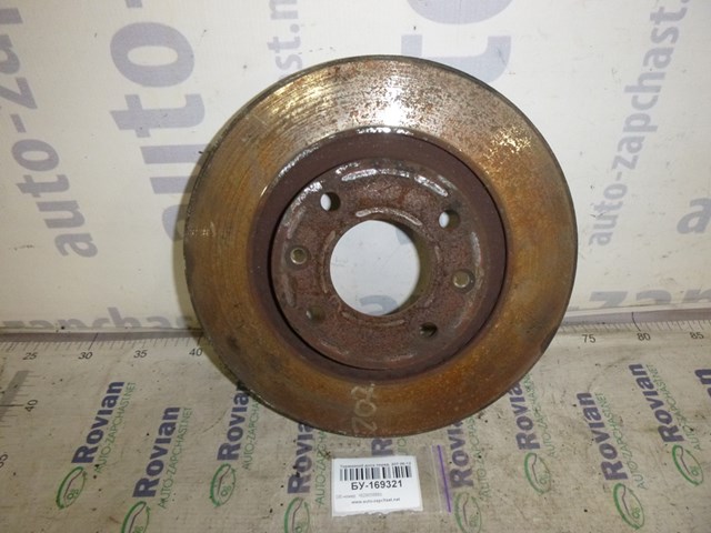 Гальмівний диск передній 207 2006-2012, діаметр 266 мм, товщина 21,1 мм, бу-169321 1629058880
