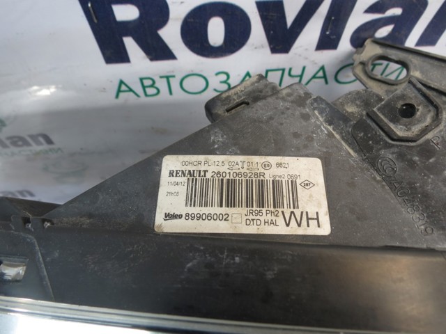 260106928R RENAULT Правая фара купить в Ирпень