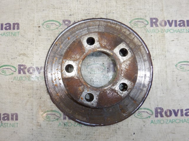 Гальмівний диск задній superb 1 2002-2008 (седан), 245х10 мм, товщина 9.8 мм, бу-177364 4A0615601A