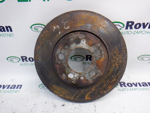 Гальмівний диск передній polo 4 2001-2009, діаметр 256 мм, товщина 22 мм, бу-187953 6R0615301