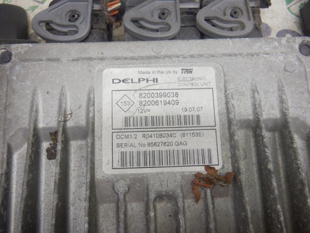 8200399038 RENAULT Блок управления двигателем купить в Тернополь