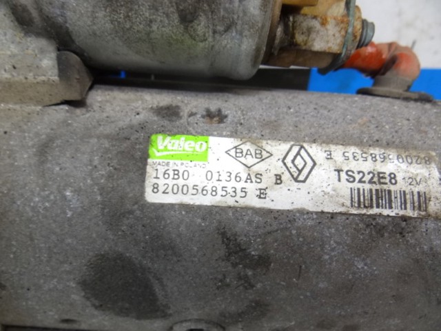 Стартер автомобиля 8200568535 RENAULT