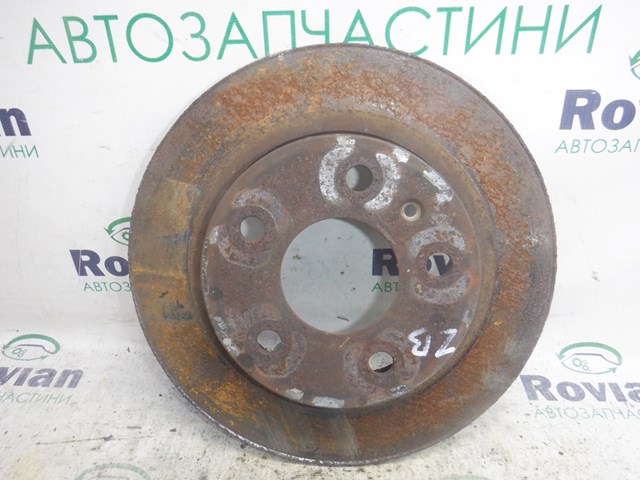 Гальмівний диск задній zafira b 2005-2011 (минивен), діаметр 264 мм, товщина 8,5 мм, бу-223605 90575113