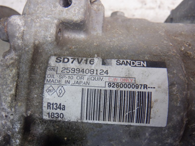 Компрессор хладагента 926000097R RENAULT