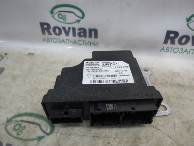 Модуль-процессор управления подушкой безопасности (ЭБУ AIRBAG) 985107896R RENAULT