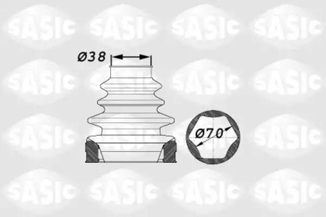1900012   sasic - пильовик привідного валу 1900012