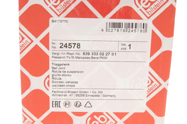 24578 Шаровая опора нижняя купить Киев