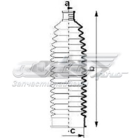 LEMFORDER 3362001 Пыльник рулевого механизма (рейки) в наличии Каменское