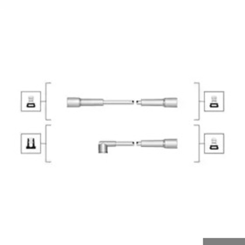 Провода высоковольтные, комплект 941319170042 MAGNETI MARELLI