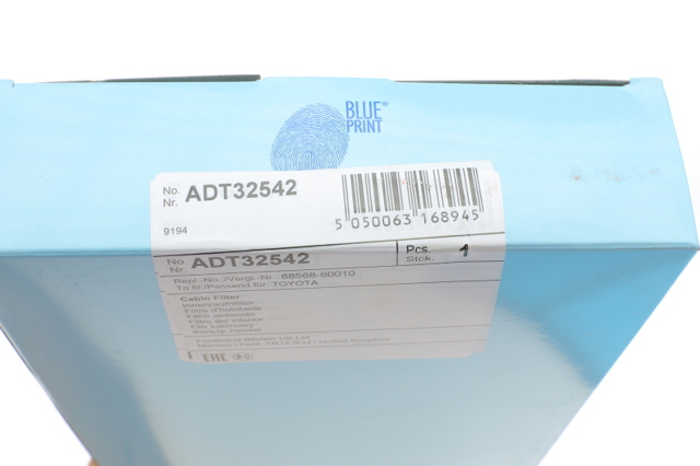 ADT32542 BLUE PRINT Фильтр салона купить в Николаев