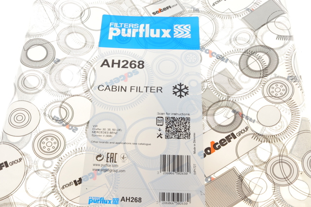 PURFLUX AH268 Фильтр салона в наличии Черновцы