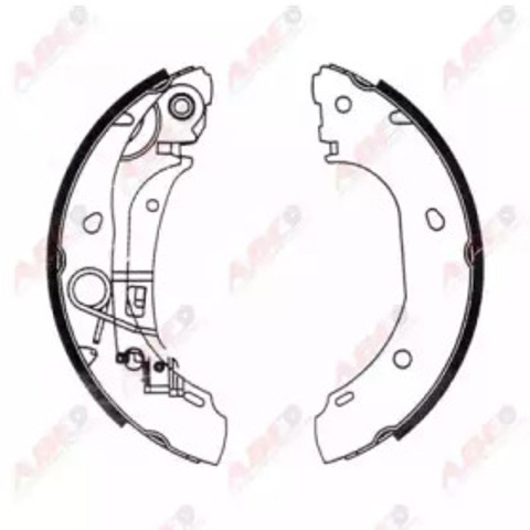 Барабанные тормозные колодки C0F025ABE ABE