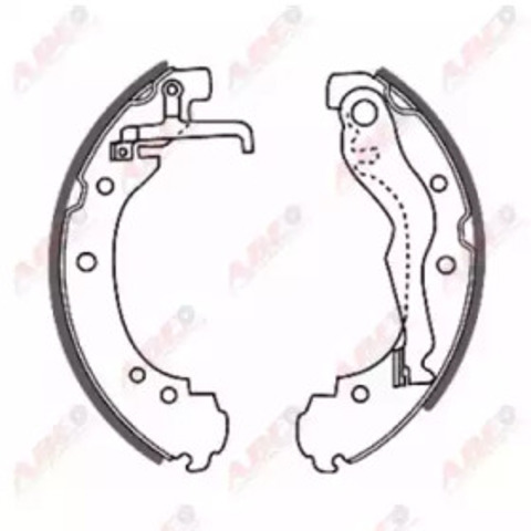 Барабанные тормозные колодки C0W011ABE ABE