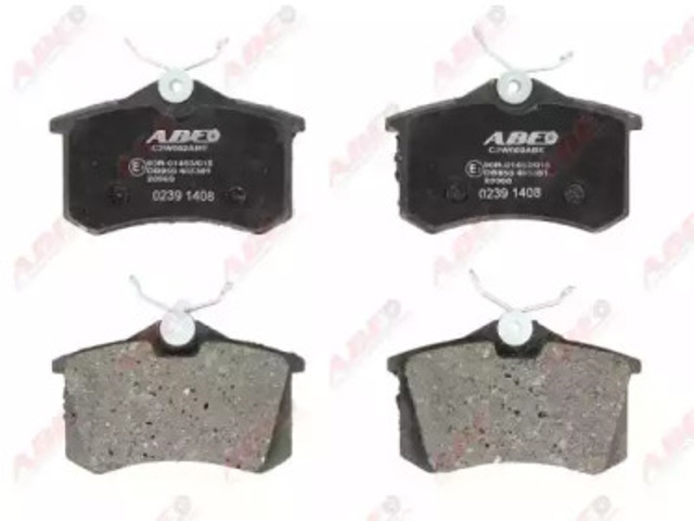 Колодки тормозные дисковые комплект C2W002ABE ABE