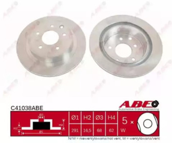 C41038ABE Тормозные диски купить Ирпень