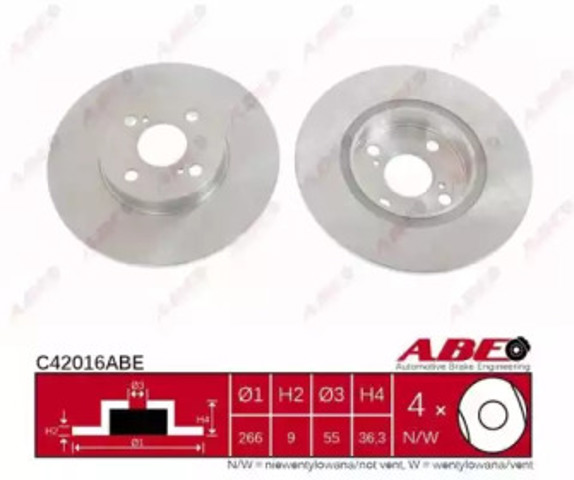ABE C42016ABE Тормозные диски в наличии Харьков