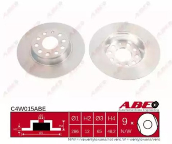 Дисковый тормоз C4W015ABE ABE