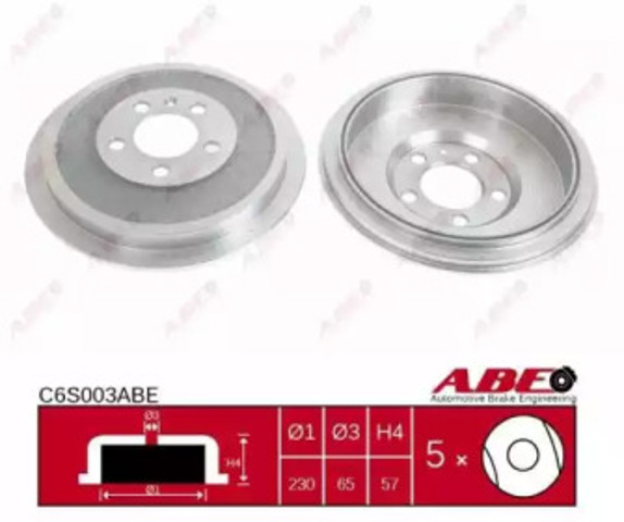 Тормозной барабан C6S003ABE ABE