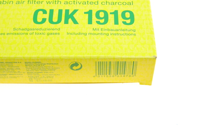 MANN CUK1919 Фильтр салона в наличии Тернополь
