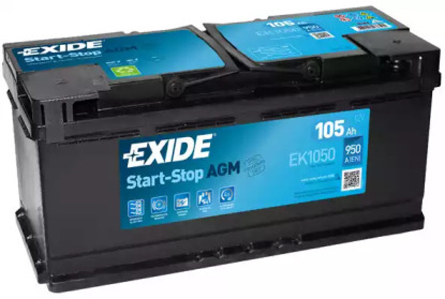EXIDE EK1050 Аккумуляторная батарея (АКБ) в наличии Ровно
