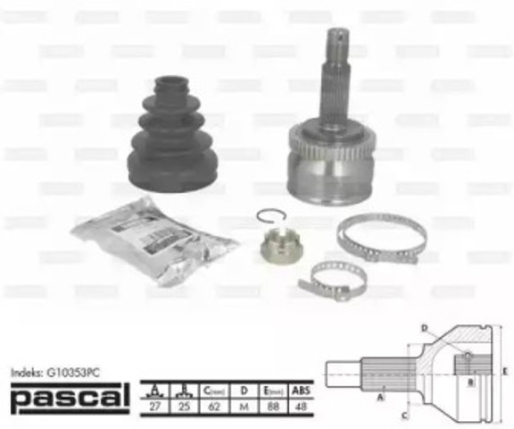 G10353PC ШРУС наружный передний купить Чернигов