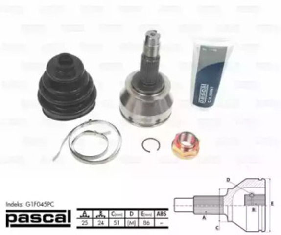 G1F045PC ШРУС наружный передний купить Хмельницкий