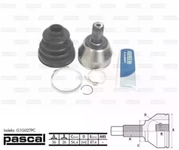 Внешняя граната G1G027PC PASCAL