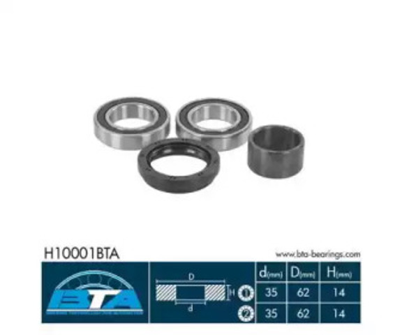 H10001BTA BTA Подшипник полуоси переднего моста купить в Чернигов