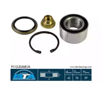 BTA H10306BTA Подшипник ступицы передней в наличии Черновцы