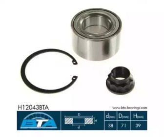 H12043BTA BTA Подшипник ступицы купить в Чернигов