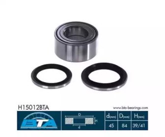 Подшипник передней ступицы H15012BTA BTA