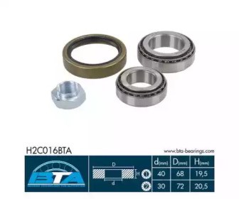H2C016BTA BTA Подшипник задней ступицы купить в Черновцы