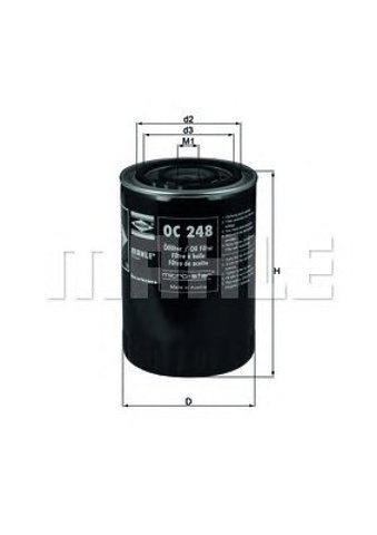 MAHLE OC248 Масляный фильтр в наличии Ирпень