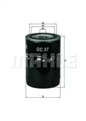 OC37 MAHLE Фильтр масляный купить в Сумы
