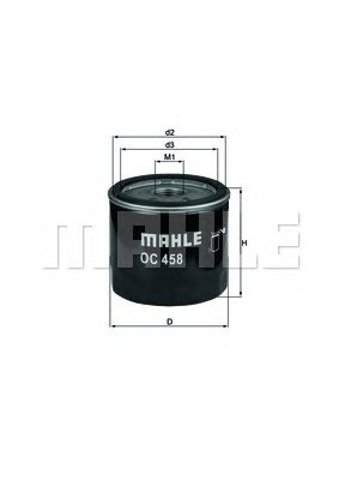 OC458 MAHLE Фильтр масляный купить в Запорожье