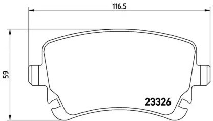 BREMBO P85076 Колодки тормозные задние дисковые в наличии Хмельницкий