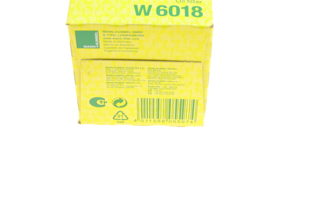 MANN W6018 Фильтр масляный в наличии Ровно